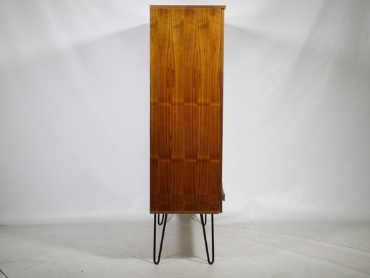 Mid-Century Highboard in Walnut by Otto Schmidt, 1960s-LVS-1750064