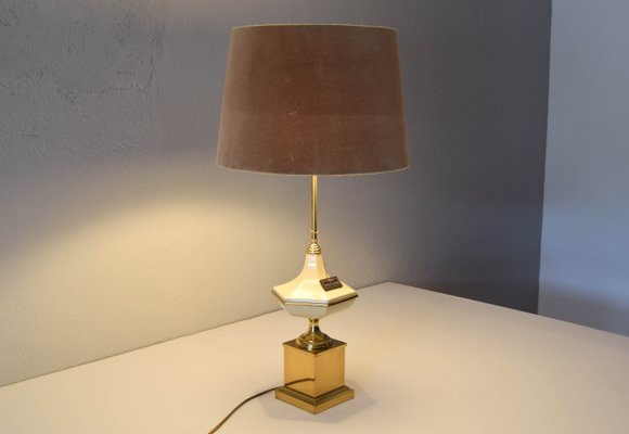 Mid-Century Hollywood Regency Brass Mariner Table Lamp, Spain, 1970s-IJF-1436386