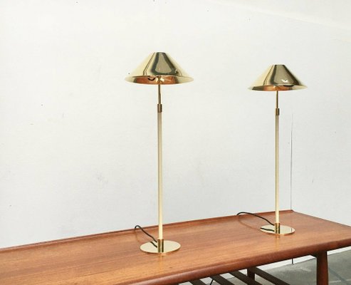 Mid-Century Hollywood Regency Brass Table Lamp, 1960s, Set of 2-UAH-2036183