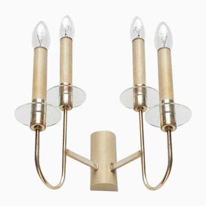 Mid-Century Hollywood Regency German Wall Chandelier Lamps from Vereinigte Werkstätten, 1960s, Set of 2-UAH-2028130