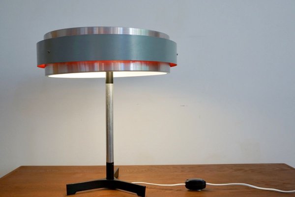 Mid-Century Hungarian Round Table Lamp in the style of Jo Hammerburg-HYJ-750717