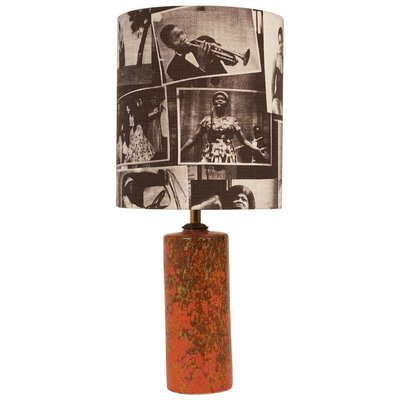 Mid-Century Hungarian Studio Ceramic Table Lamp, 1950s-BAF-763535