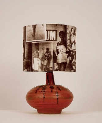 Mid-Century Hungarian Studio Ceramic Table Lamp, 1950s-BAF-763536