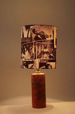 Mid-Century Hungarian Studio Ceramic Table Lamp, 1950s-BAF-763535