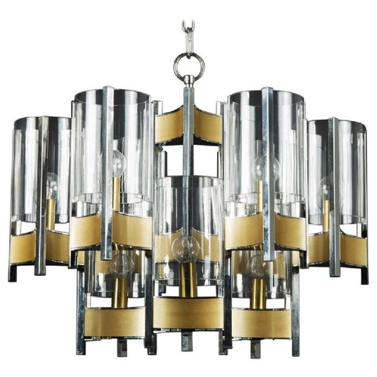 Mid-Century Hurricane Chandelier by Gaetano Sciolari