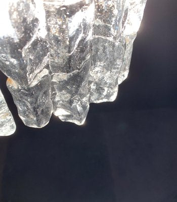 Mid-Century Ice Glass Ceiling Lamp from Kalmar-UAH-1078705