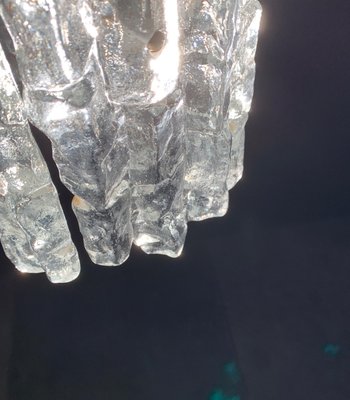 Mid-Century Ice Glass Ceiling Lamp from Kalmar-UAH-1078705