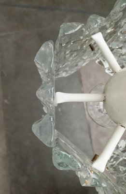 Mid-Century Ice Glass Ceiling Lamp from Kalmar-UAH-1078705