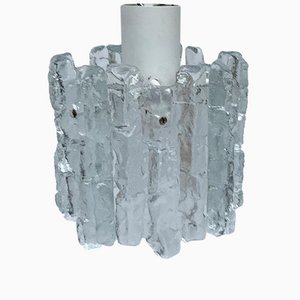 Mid-Century Ice Glass Ceiling Lamp from Kalmar-UAH-1078705