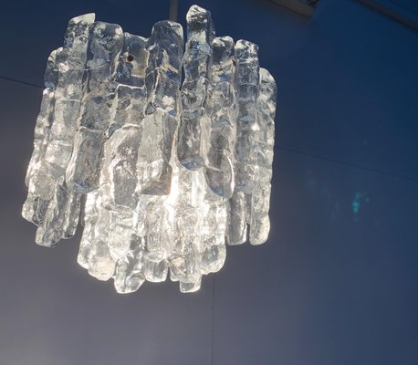 Mid-Century Ice Glass Chandelier from Kalmar-UAH-1078707