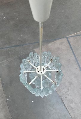 Mid-Century Ice Glass Chandelier from Kalmar-UAH-1078707