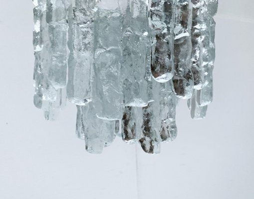 Mid-Century Ice Glass Chandelier from Kalmar-UAH-1078707