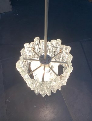 Mid-Century Ice Glass Chandelier from Kalmar-UAH-1078707