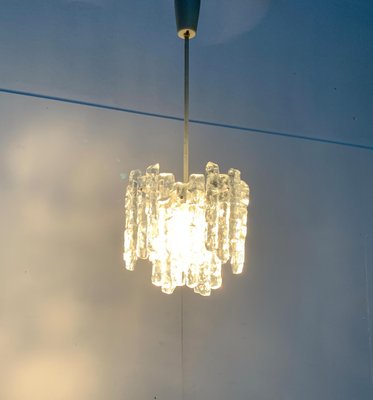 Mid-Century Ice Glass Chandelier from Kalmar-UAH-1078707