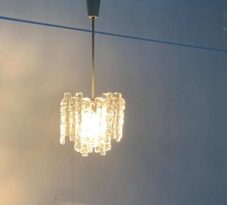 Mid-Century Ice Glass Chandelier from Kalmar-UAH-1078707