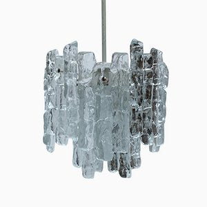 Mid-Century Ice Glass Chandelier from Kalmar-UAH-1078707