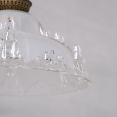 Mid-Century Ice Glass Pendant Light-JRP-1757927