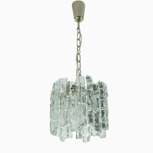 Mid-Century Ice Glass Pendant Light by J. T. Kalmar for Kalmar Franken KG, 1970s-FH-1803152