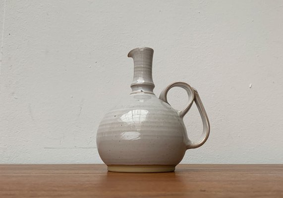 Mid-Century Icelandic Ceramic Carafe Vase by Sigurdar Haukssonar for Handunnid Pottery Iceland, 1960s-UAH-1364356