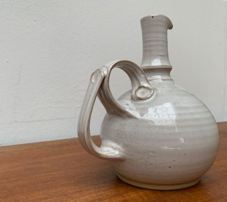 Mid-Century Icelandic Ceramic Carafe Vase by Sigurdar Haukssonar for Handunnid Pottery Iceland, 1960s-UAH-1364356