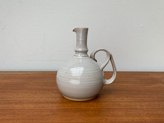 Mid-Century Icelandic Ceramic Carafe Vase by Sigurdar Haukssonar for Handunnid Pottery Iceland, 1960s-UAH-1364356