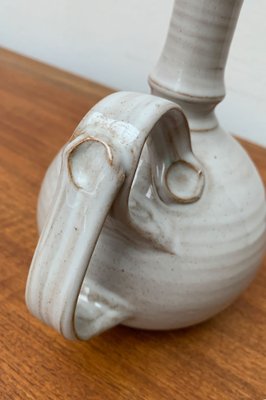 Mid-Century Icelandic Ceramic Carafe Vase by Sigurdar Haukssonar for Handunnid Pottery Iceland, 1960s-UAH-1364356