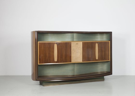 Mid-Century Illuminated Bar Cabinet by Vittorio Dassi, 1950s-AA-1703233