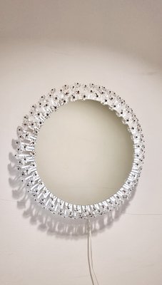 Mid-Century Illuminated Flower Mirror in the style of Stejnar for Münchner Zier-Form, Germany, 1960s-LDW-1725738