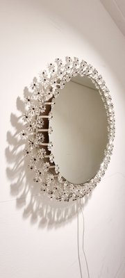 Mid-Century Illuminated Flower Mirror in the style of Stejnar for Münchner Zier-Form, Germany, 1960s-LDW-1725738