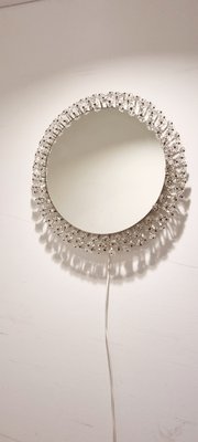 Mid-Century Illuminated Flower Mirror in the style of Stejnar for Münchner Zier-Form, Germany, 1960s-LDW-1725738