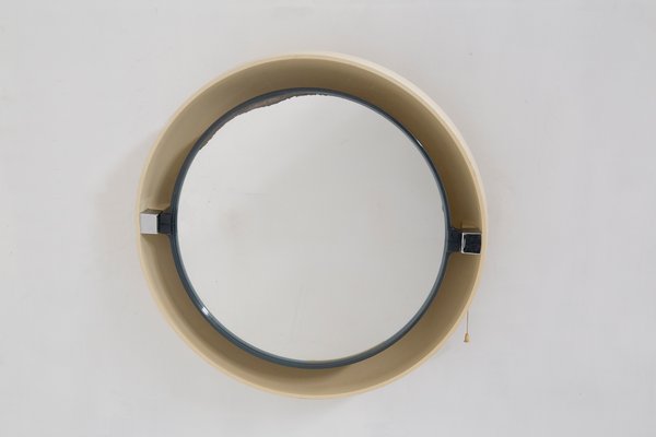 Mid-Century Illuminated Wall Mirror from Allibert, 1970s-RCE-1427753