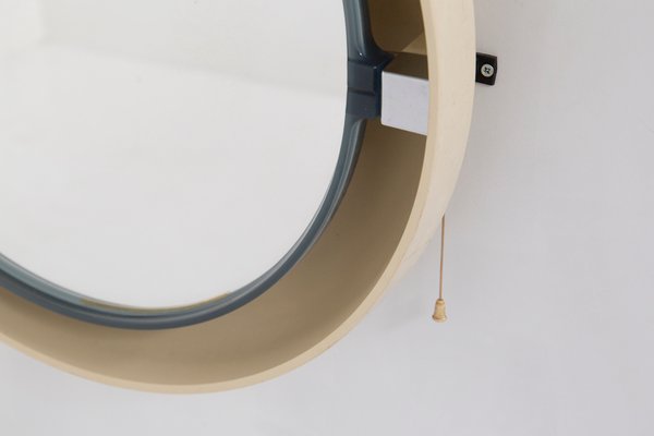 Mid-Century Illuminated Wall Mirror from Allibert, 1970s-RCE-1427753