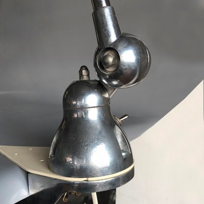 Mid-Century Industrial Adjustable Architects Table Lamp by Jean-Louis Domecq for Jieldé, 1960s-HWV-677122