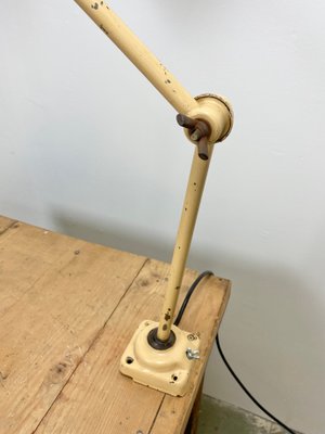 Mid-Century Industrial Beige Table Lamp, 1960s-CGF-666317