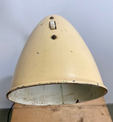 Mid-Century Industrial Beige Table Lamp, 1960s-CGF-666317