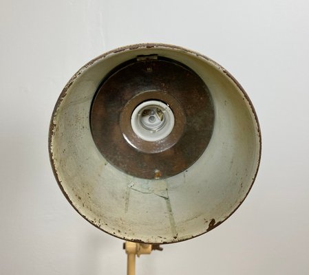 Mid-Century Industrial Beige Table Lamp, 1960s-CGF-666317