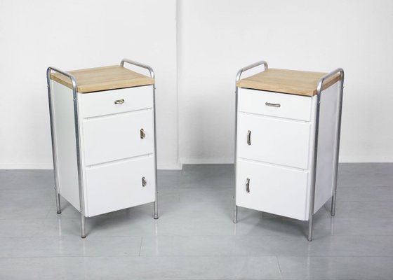 Mid-Century Industrial Cabinets, Set of 2-HGJ-724863