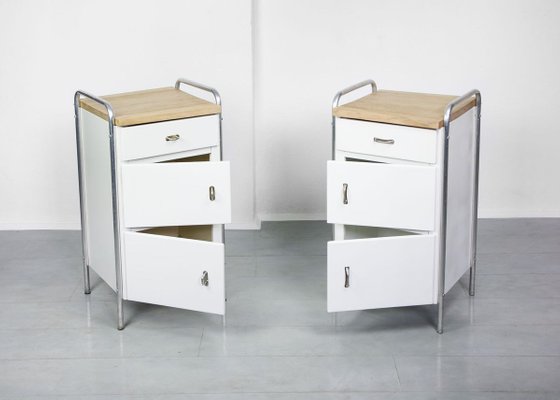 Mid-Century Industrial Cabinets, Set of 2-HGJ-724863