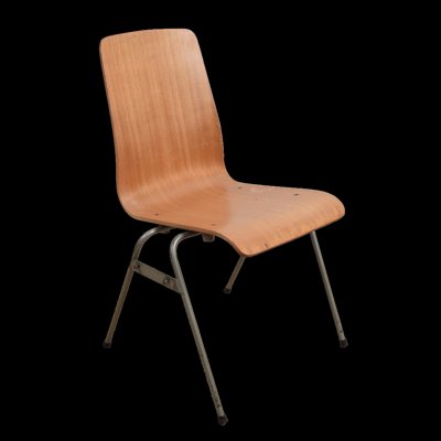 Mid-Century Industrial Dining Chair-GE-577247