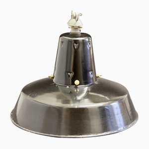 Mid-Century Industrial Enamelled Pendant Lamp-SY-579274