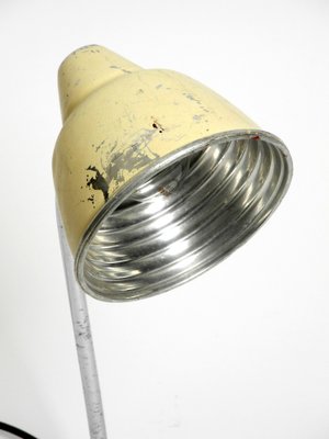 Mid-Century Industrial Metal Table Lamp in Beige from Helo Leuchten, 1950s-RR-1724943