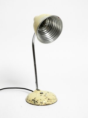 Mid-Century Industrial Metal Table Lamp in Beige from Helo Leuchten, 1950s-RR-1724943