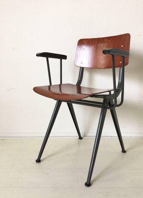 Mid-Century Industrial Prouvé Style Armchair Attributed to Friso Kramer fpr Marko-LL-1363958