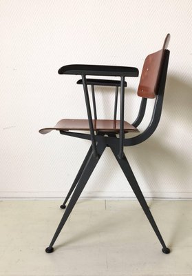 Mid-Century Industrial Prouvé Style Armchair Attributed to Friso Kramer fpr Marko-LL-1363958