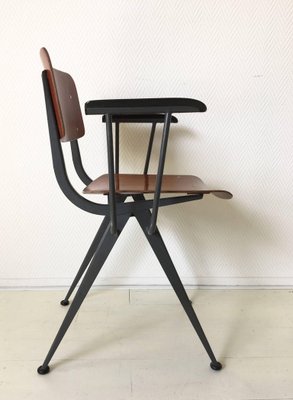 Mid-Century Industrial Prouvé Style Armchair Attributed to Friso Kramer fpr Marko-LL-1363958