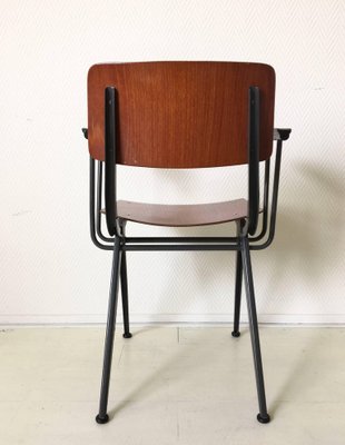 Mid-Century Industrial Prouvé Style Armchair Attributed to Friso Kramer fpr Marko-LL-1363958