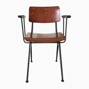 Mid-Century Industrial Prouvé Style Armchair Attributed to Friso Kramer fpr Marko-LL-1363958