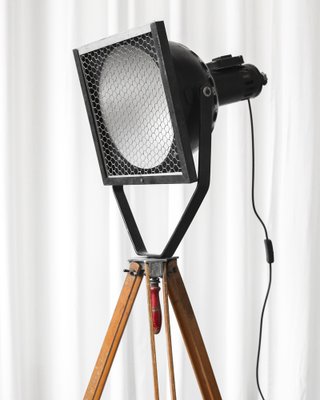 Mid-Century Industrial Reflector Lamp, 1950s-QAX-1802335