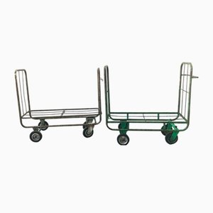 Mid-Century Industrial Style Trolleys, Set of 2-GGK-744113