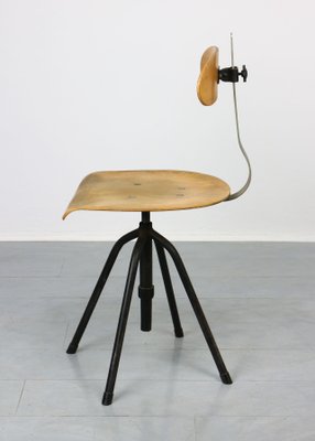 Mid-Century Industrial Swivel Chair, 1950s-HGJ-861963